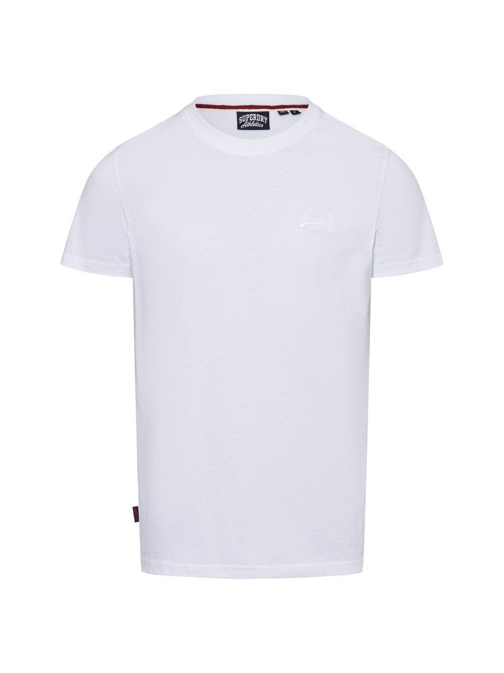 Superdry T-shirt męski Mężczyźni Bawełna biały wzorzysty, S