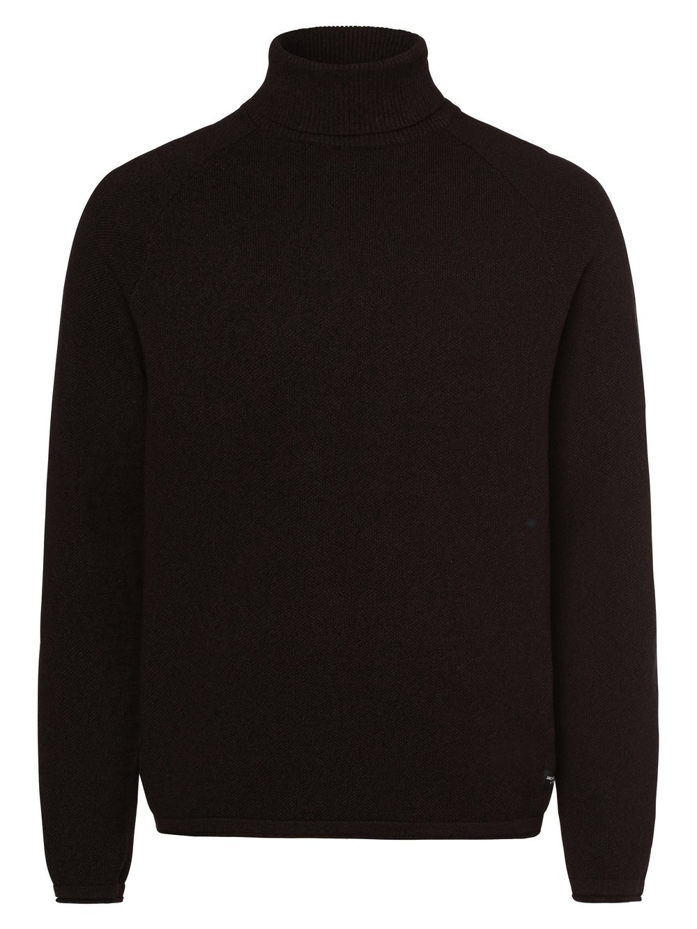 Jack & Jones Sweter męski Mężczyźni drobna dzianina brązowy marmurkowy, S
