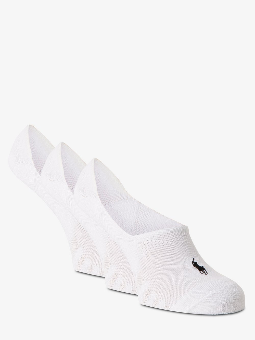 Polo Ralph Lauren Damskie skarpety do obuwia sportowego pakowane po 3 szt. Kobiety drobna dzianina biały jednolity, ONE SIZE