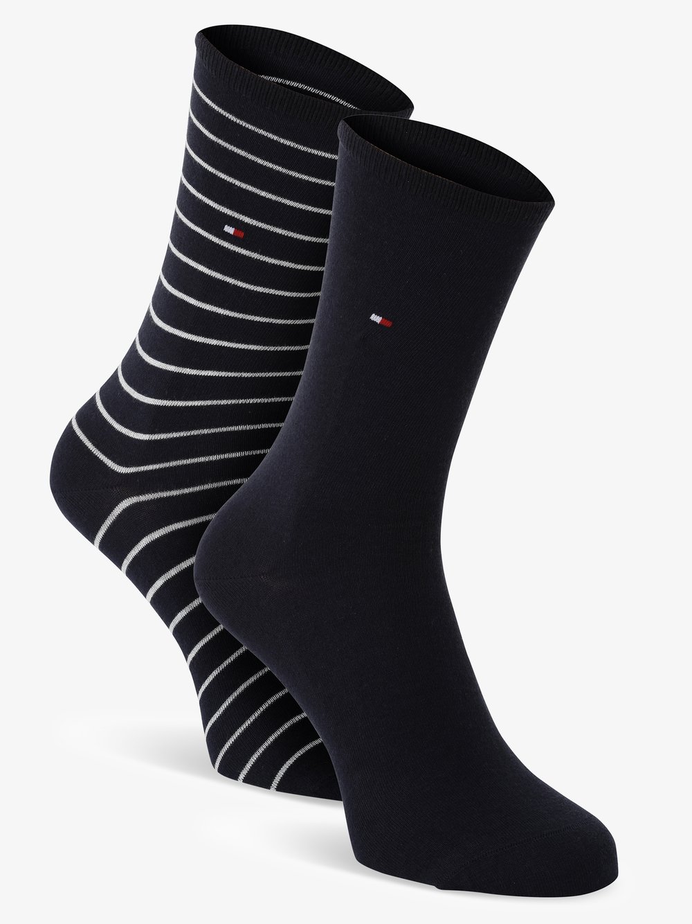 Tommy Hilfiger Skarpety pakowane po 2 szt. Kobiety Bawełna niebieski w paski, 35-38