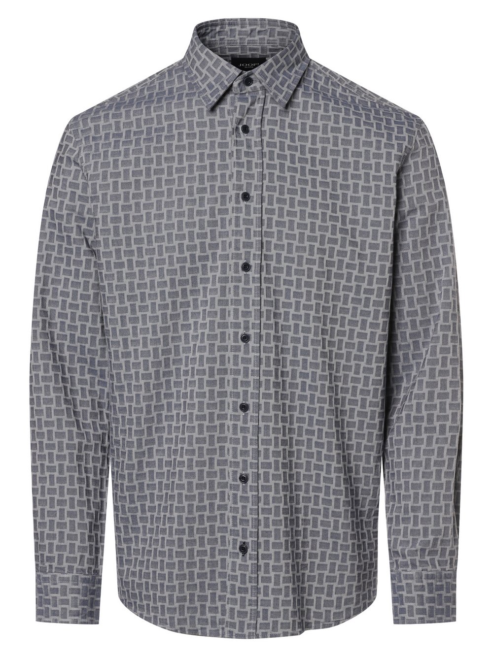 Joop Jeans Koszula męska Mężczyźni Regular Fit Bawełna niebieski wzorzysty, M
