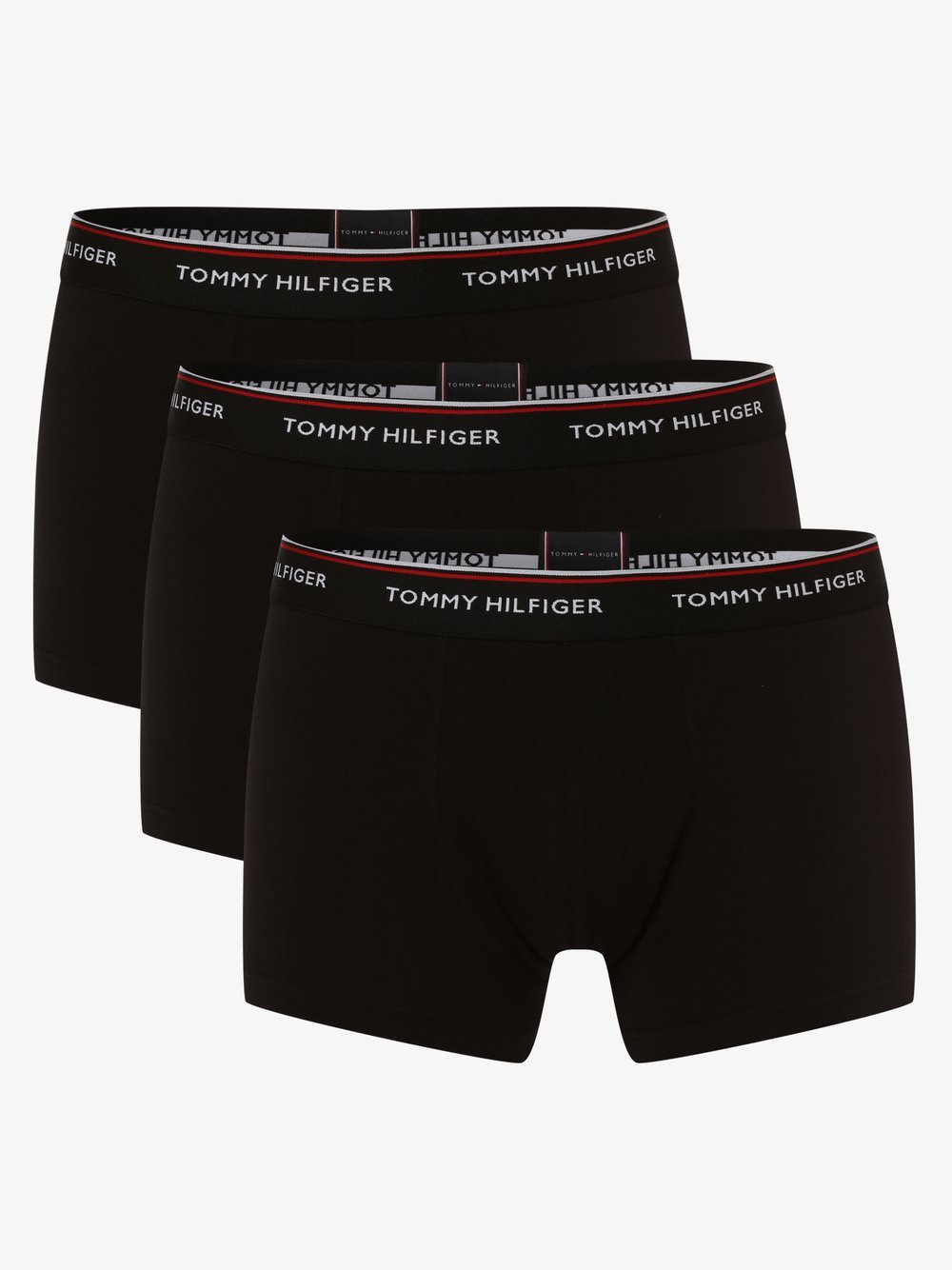 Tommy Hilfiger Obcisłe bokserki pakowane po 3 szt. Mężczyźni Bawełna czarny jednolity, XL