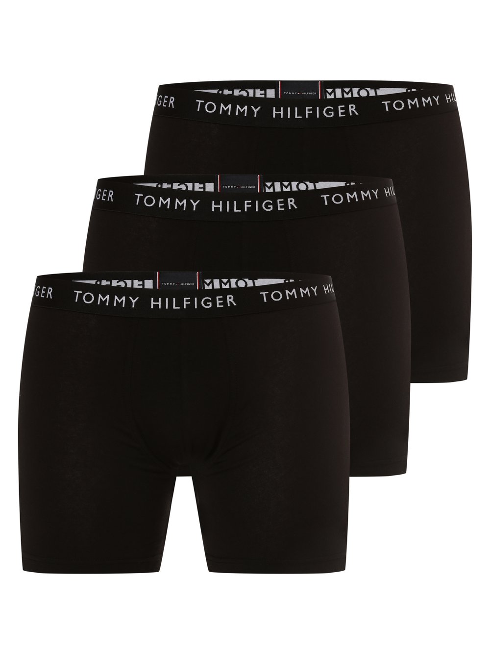 Tommy Hilfiger Obcisłe bokserki pakowane po 3 szt. Mężczyźni Bawełna czarny jednolity, XL