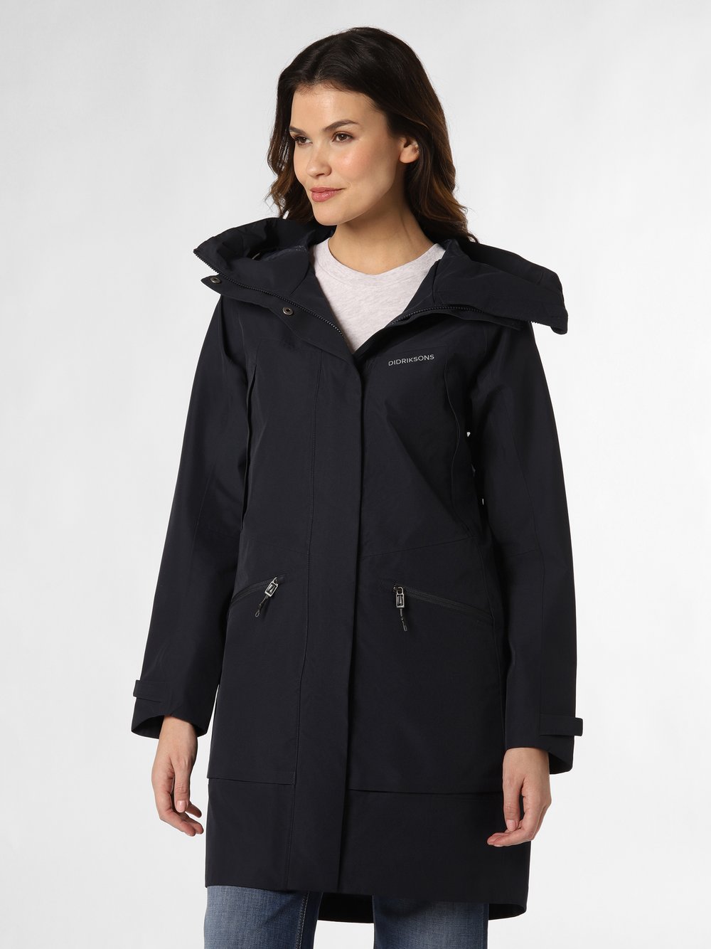 Didriksons Parka damska - Ilma Kobiety niebieski jednolity, 34