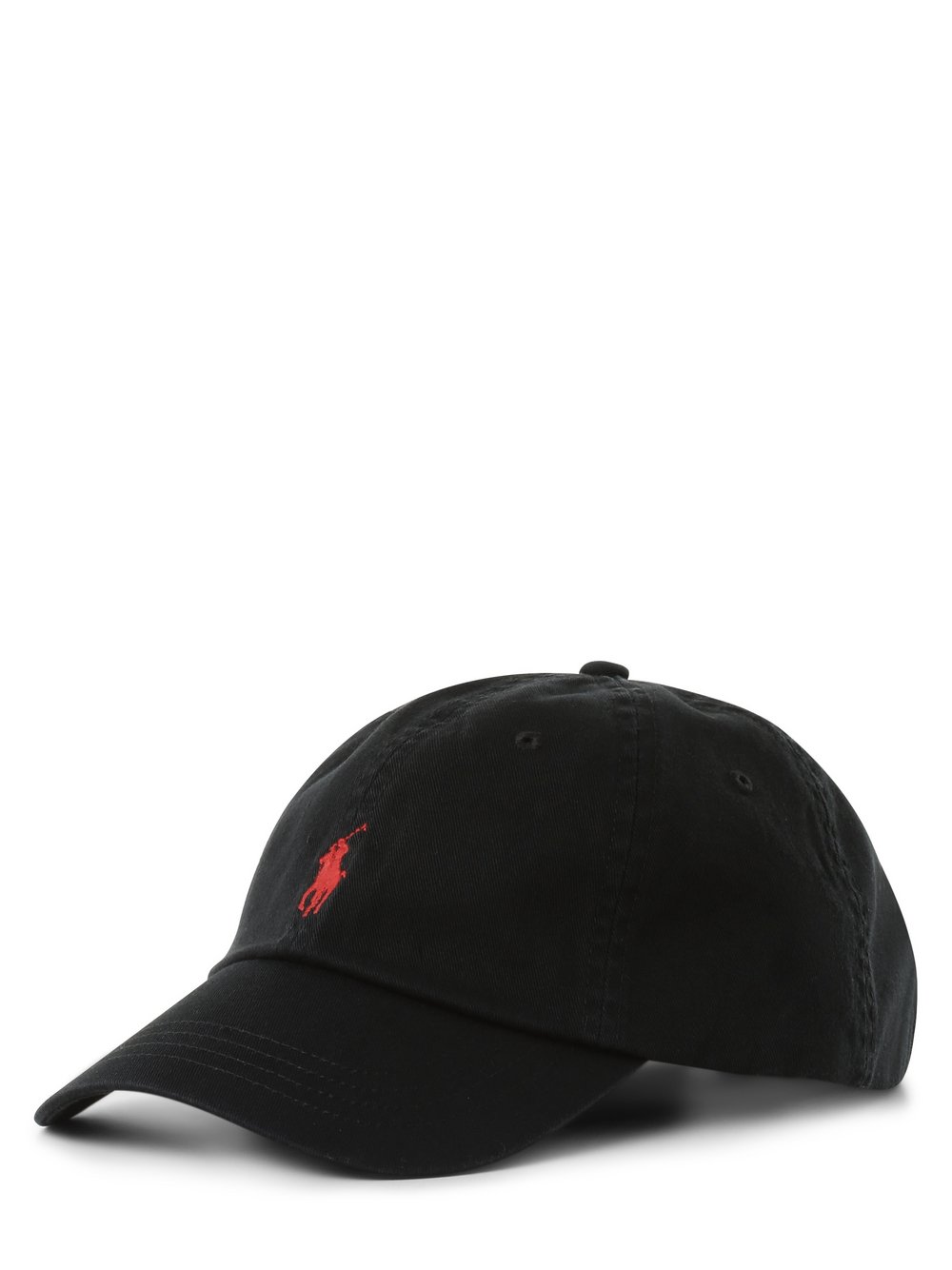 Polo Ralph Lauren Męska czapka z daszkiem Mężczyźni Bawełna czarny jednolity, ONE SIZE