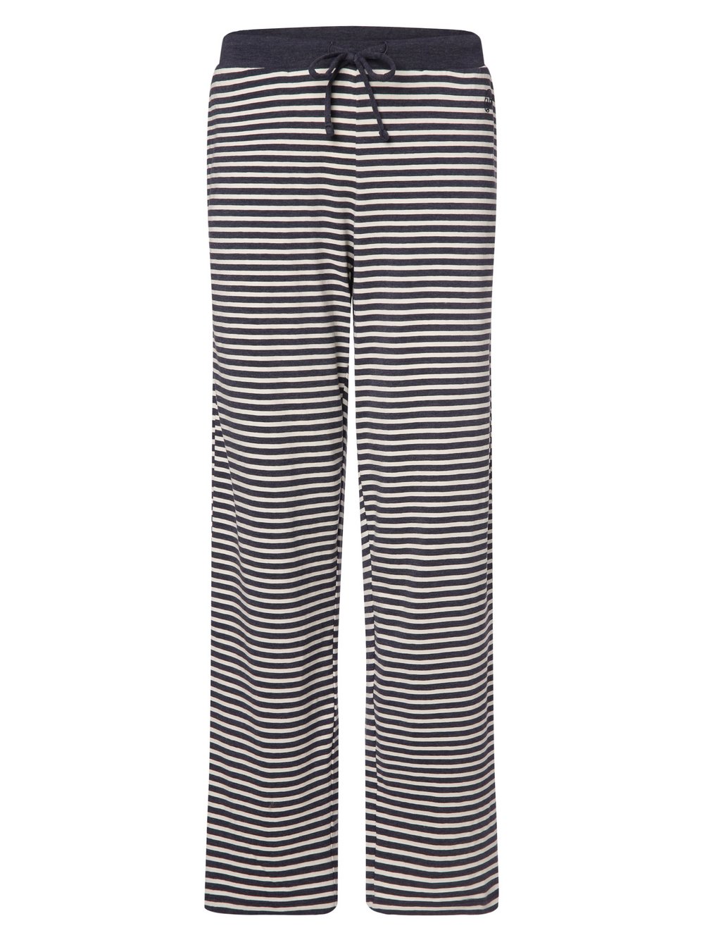Esprit Casual Damskie spodnie od piżamy Kobiety Bawełna niebieski|wielokolorowy w paski, S