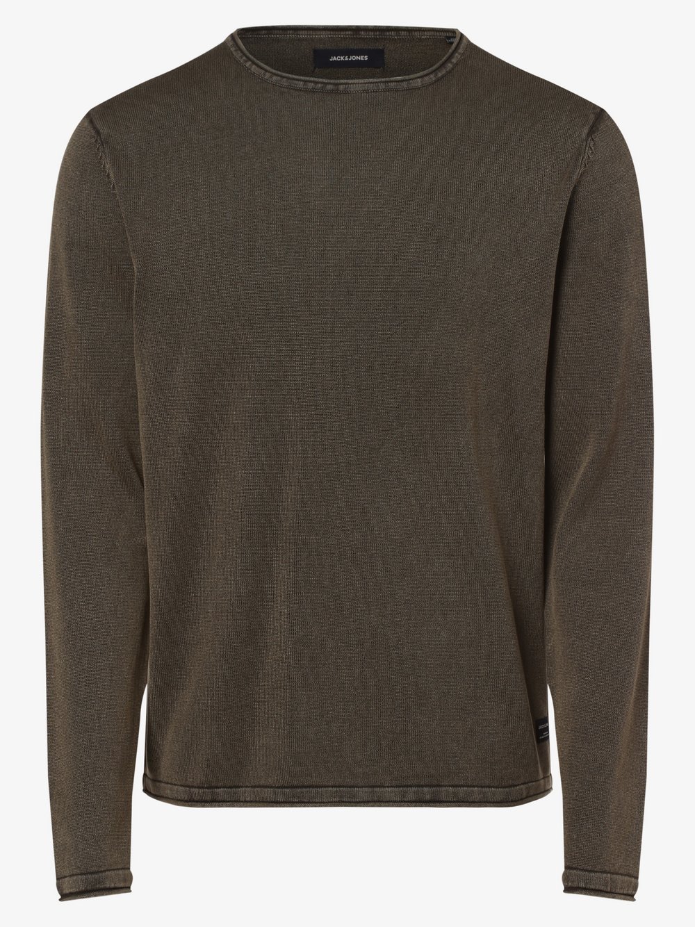 Jack & Jones Sweter męski Mężczyźni Bawełna zielony jednolity, S