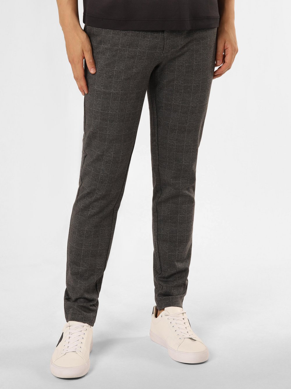Only&Sons Spodnie Mężczyźni szary w kratkę, 28-30