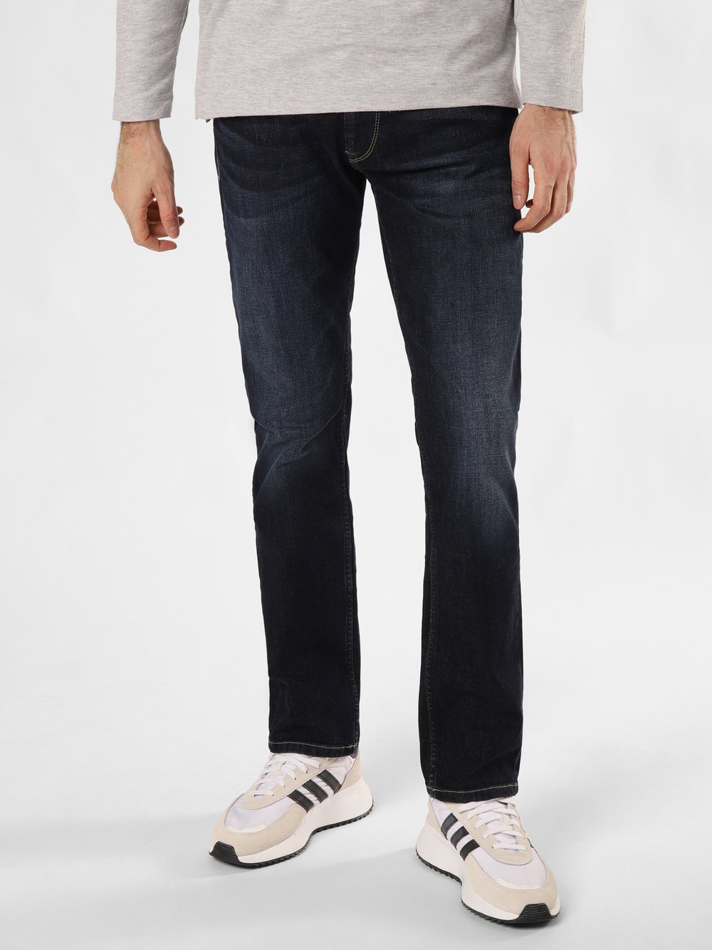 Pepe Jeans Jeansy Mężczyźni Regular Fit Bawełna niebieski jednolity, 31-32