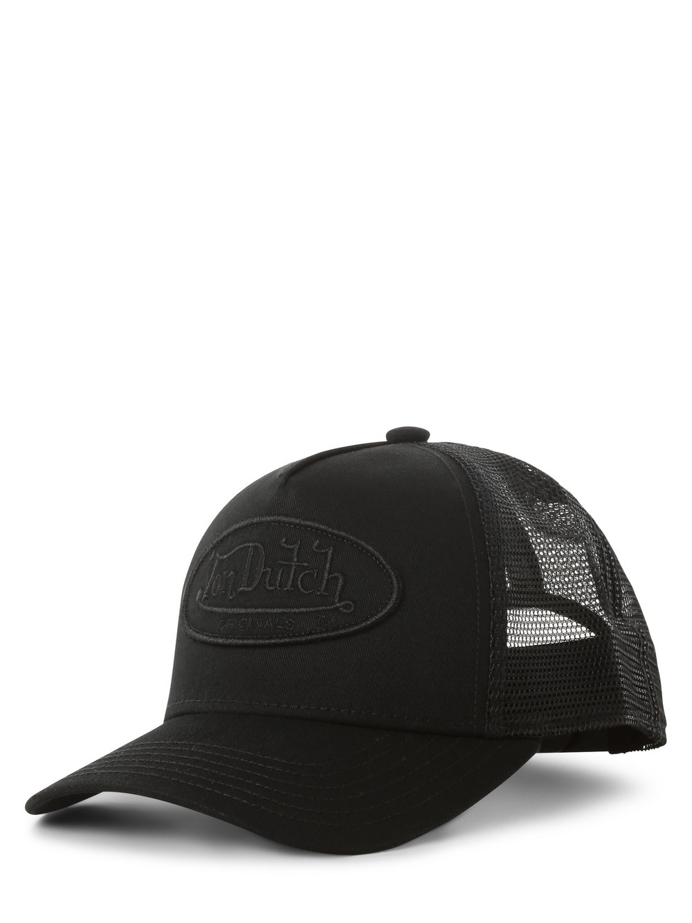 Von Dutch Męska czapka z daszkiem Mężczyźni czarny jednolity, ONE SIZE