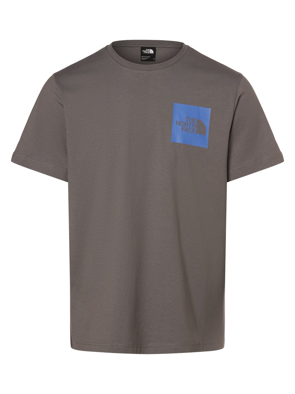 The North Face Koszulka męska Mężczyźni Bawełna szary nadruk, S