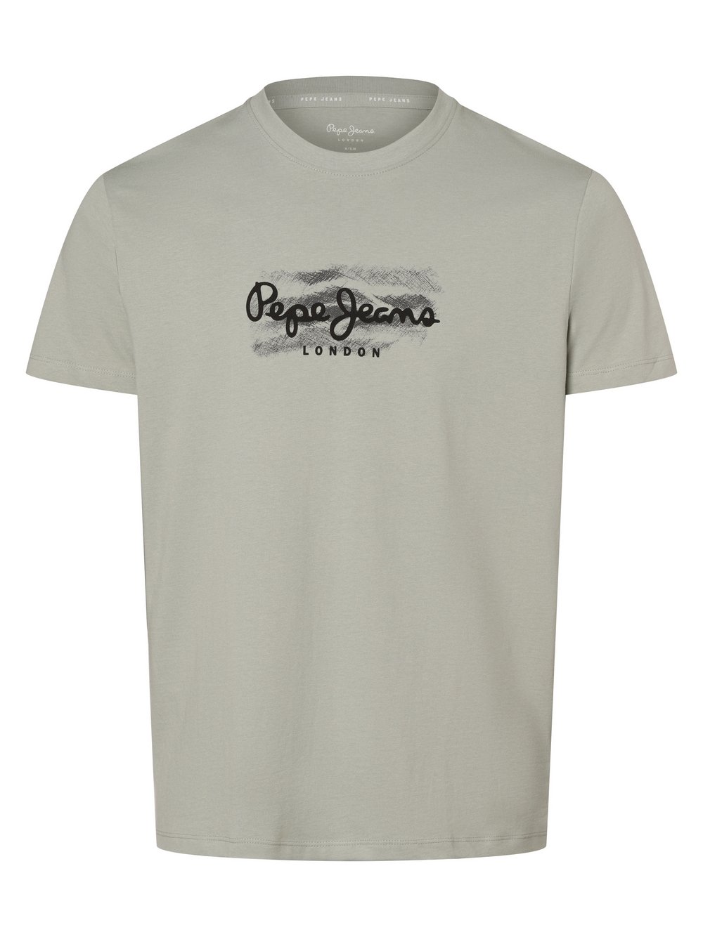 Pepe Jeans Koszulka męska - Castle Mężczyźni Bawełna zielony nadruk, M