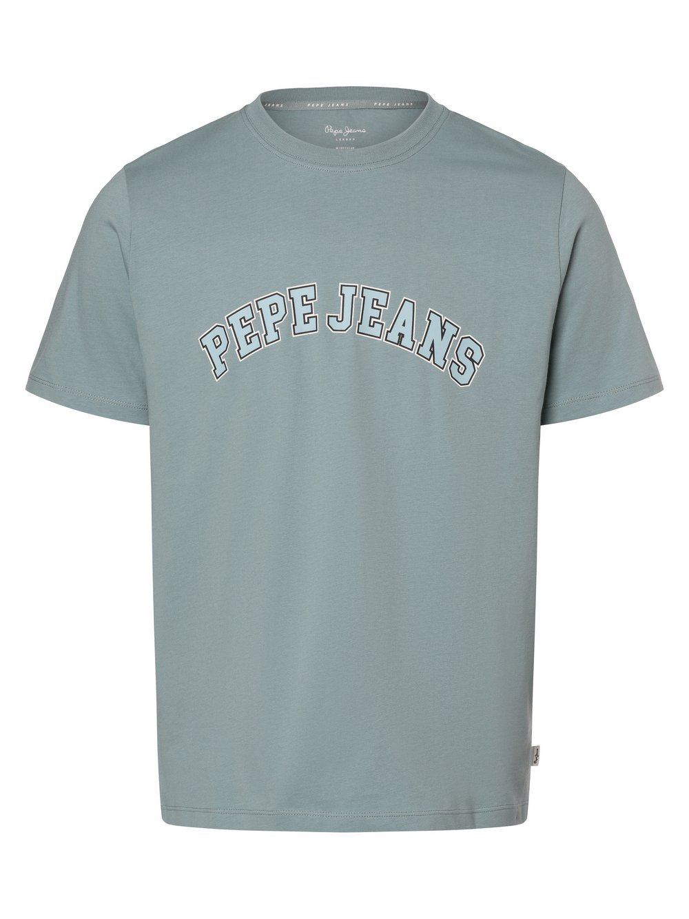 Pepe Jeans T-shirt męski Mężczyźni Bawełna niebieski nadruk, S