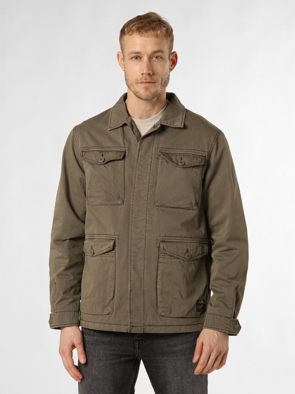 Superdry Kurtka męska Mężczyźni zielony jednolity, L