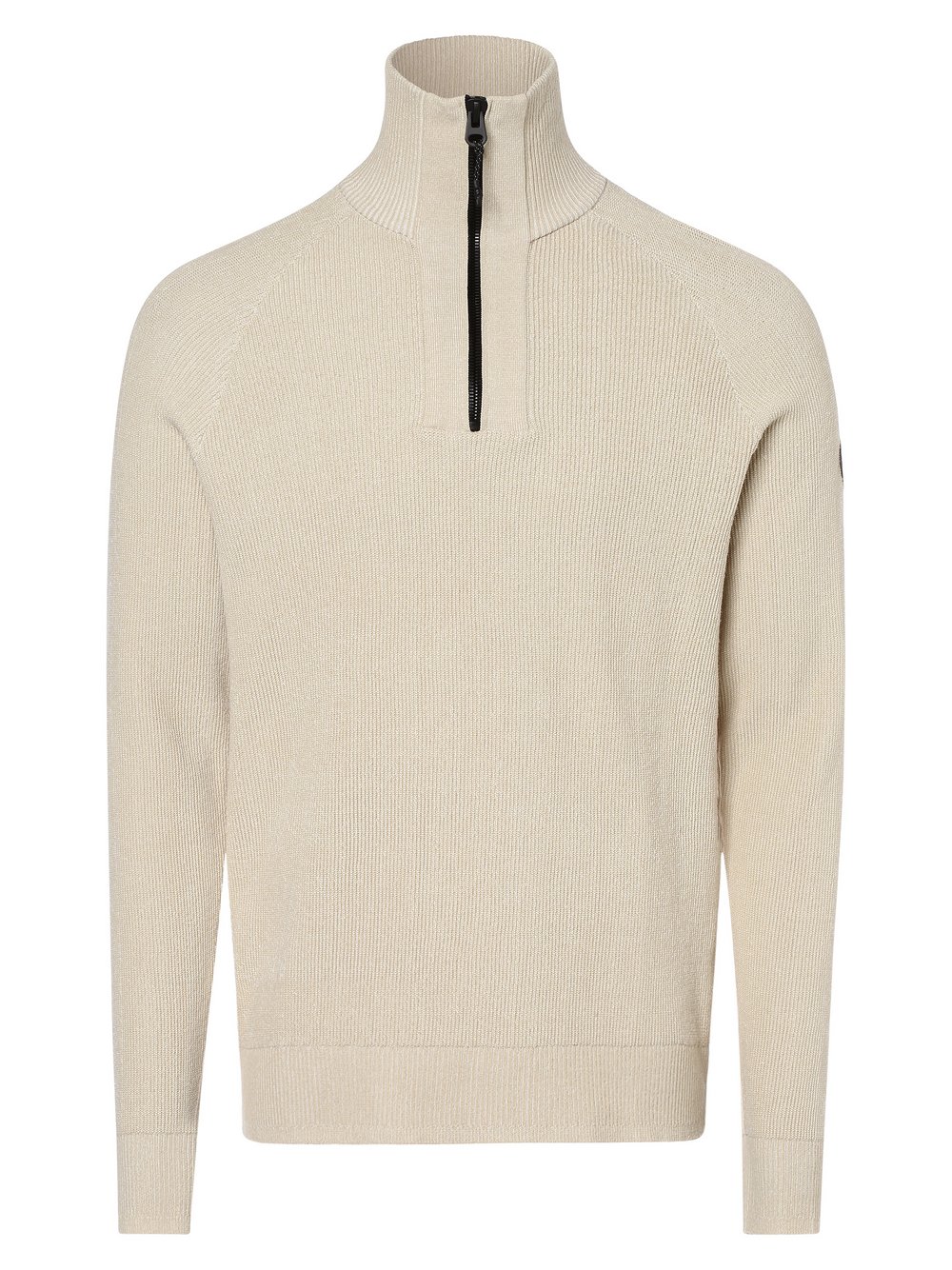 Jack & Jones Sweter męski Mężczyźni beżowy jednolity, S