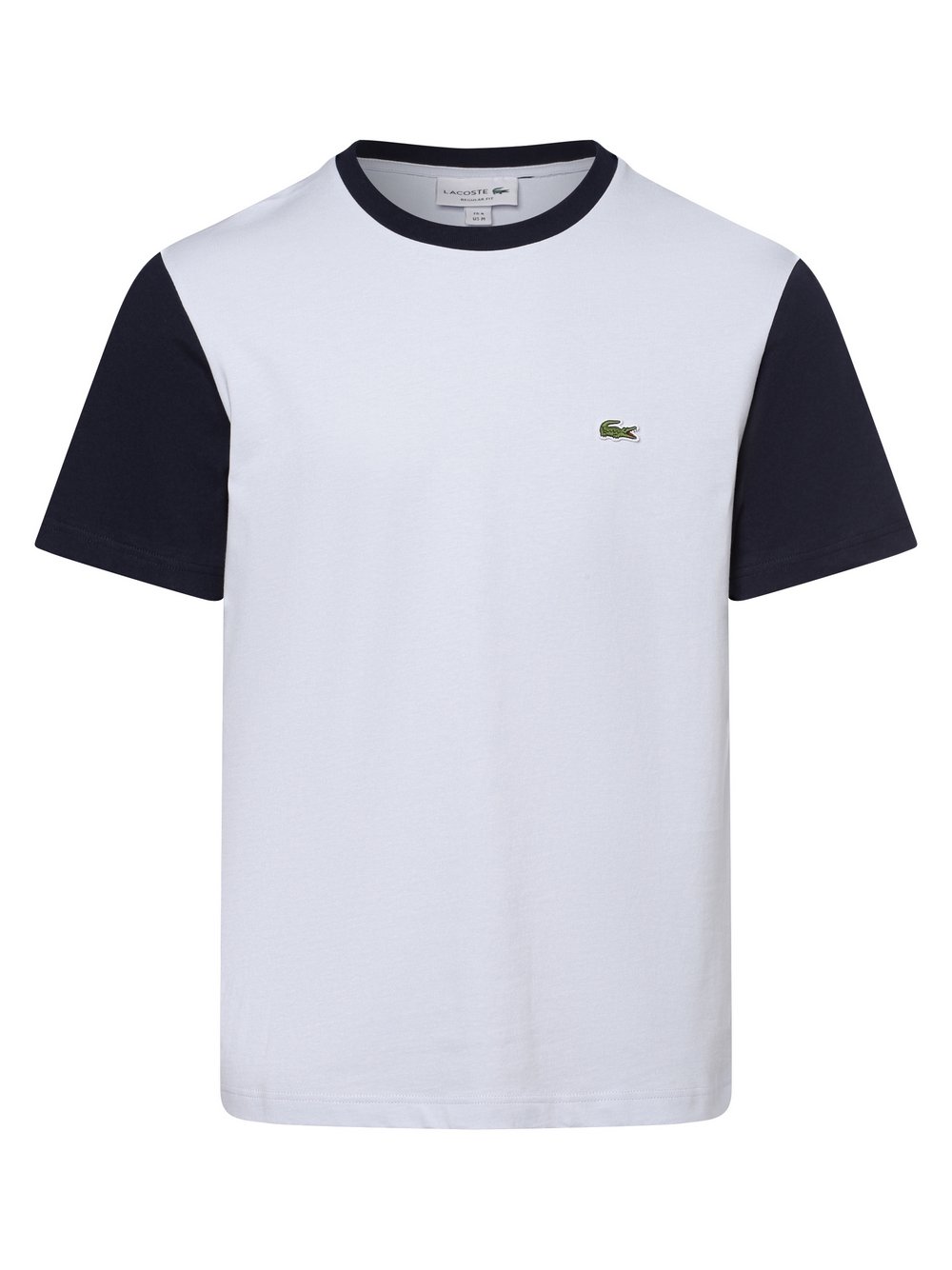 Lacoste Koszulka męska Mężczyźni Bawełna niebieski jednolity, S