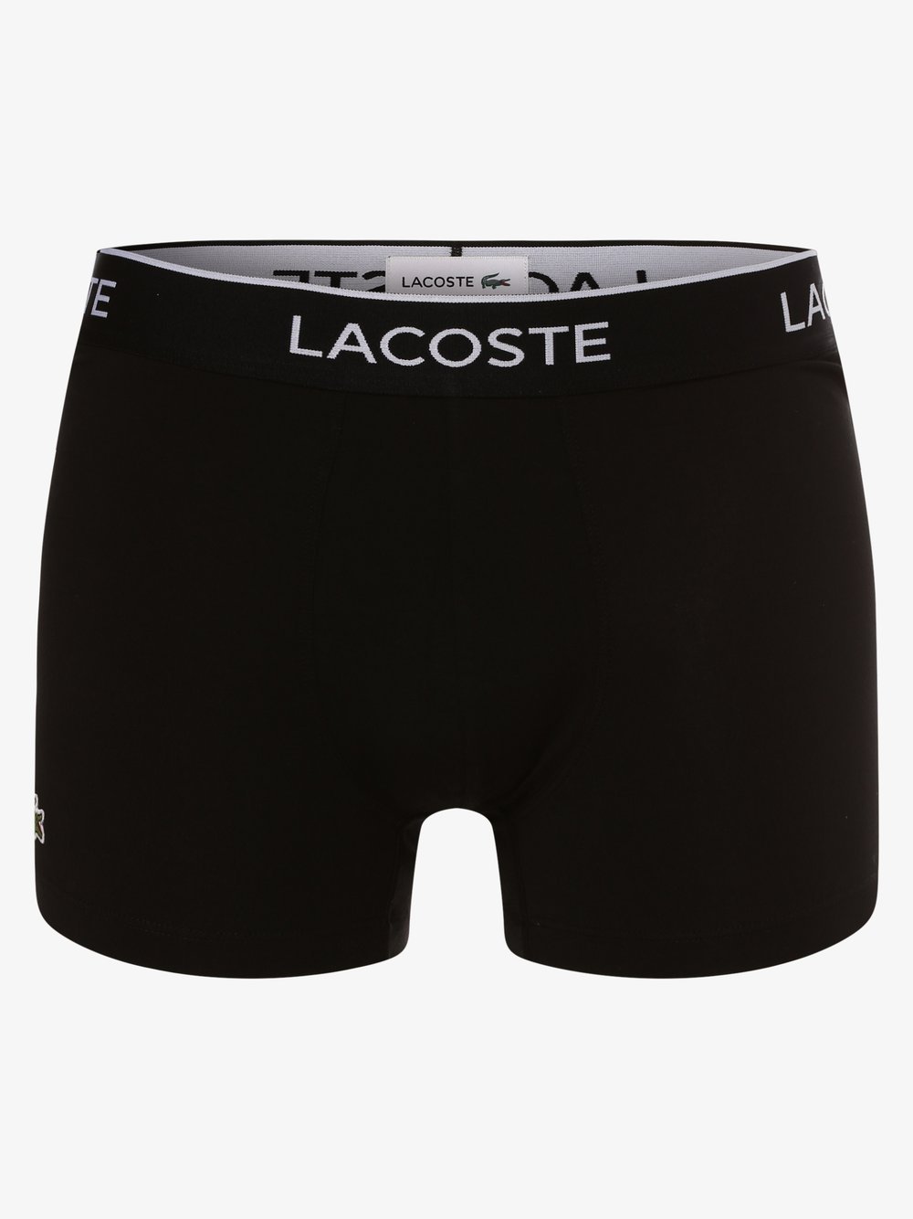 Lacoste Obcisłe bokserki pakowane po 3 szt. Mężczyźni Bawełna czarny jednolity, S