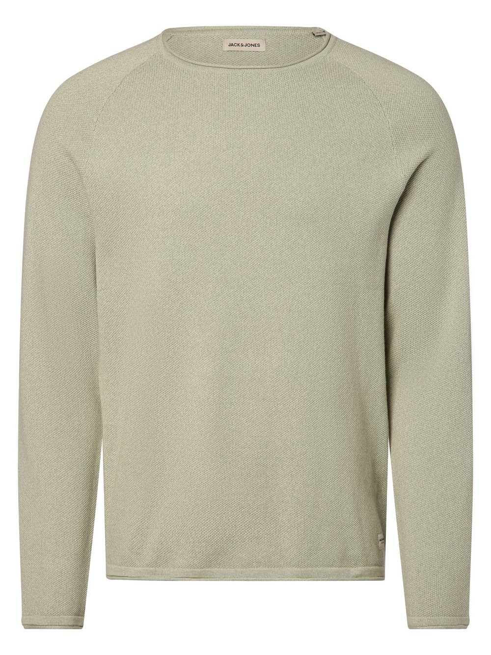 Jack & Jones Sweter męski Mężczyźni Bawełna zielony marmurkowy, M