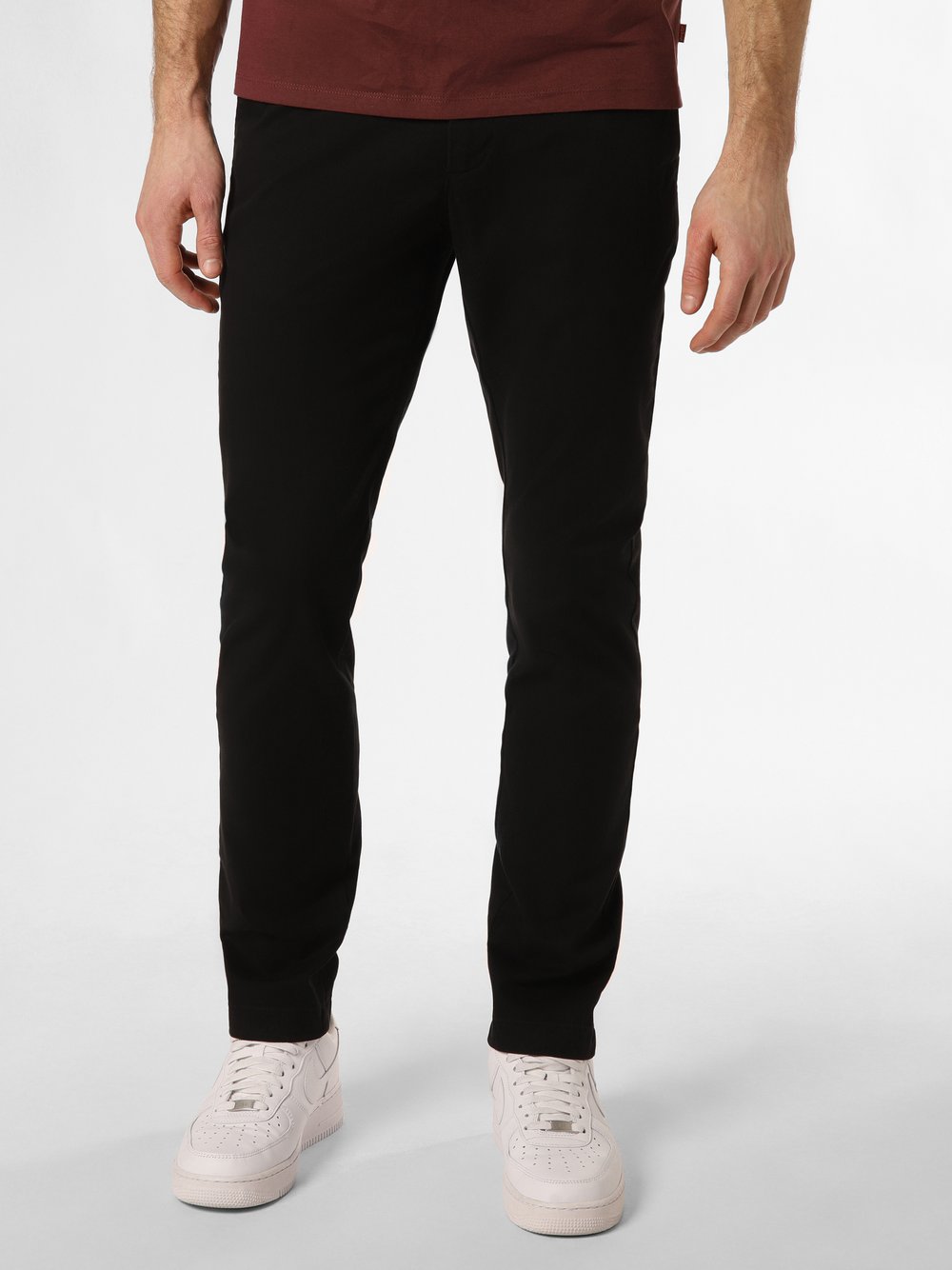Tommy Hilfiger Spodnie - Bleecker Mężczyźni Bawełna czarny jednolity, 31-32