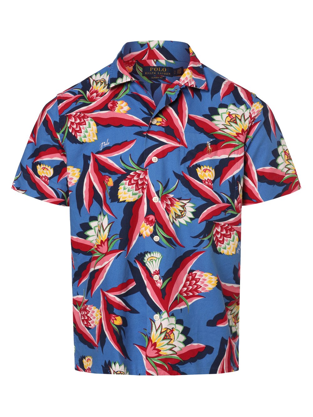 Polo Ralph Lauren Koszula męska Mężczyźni Regular Fit Bawełna niebieski|wielokolorowy wzorzysty, L