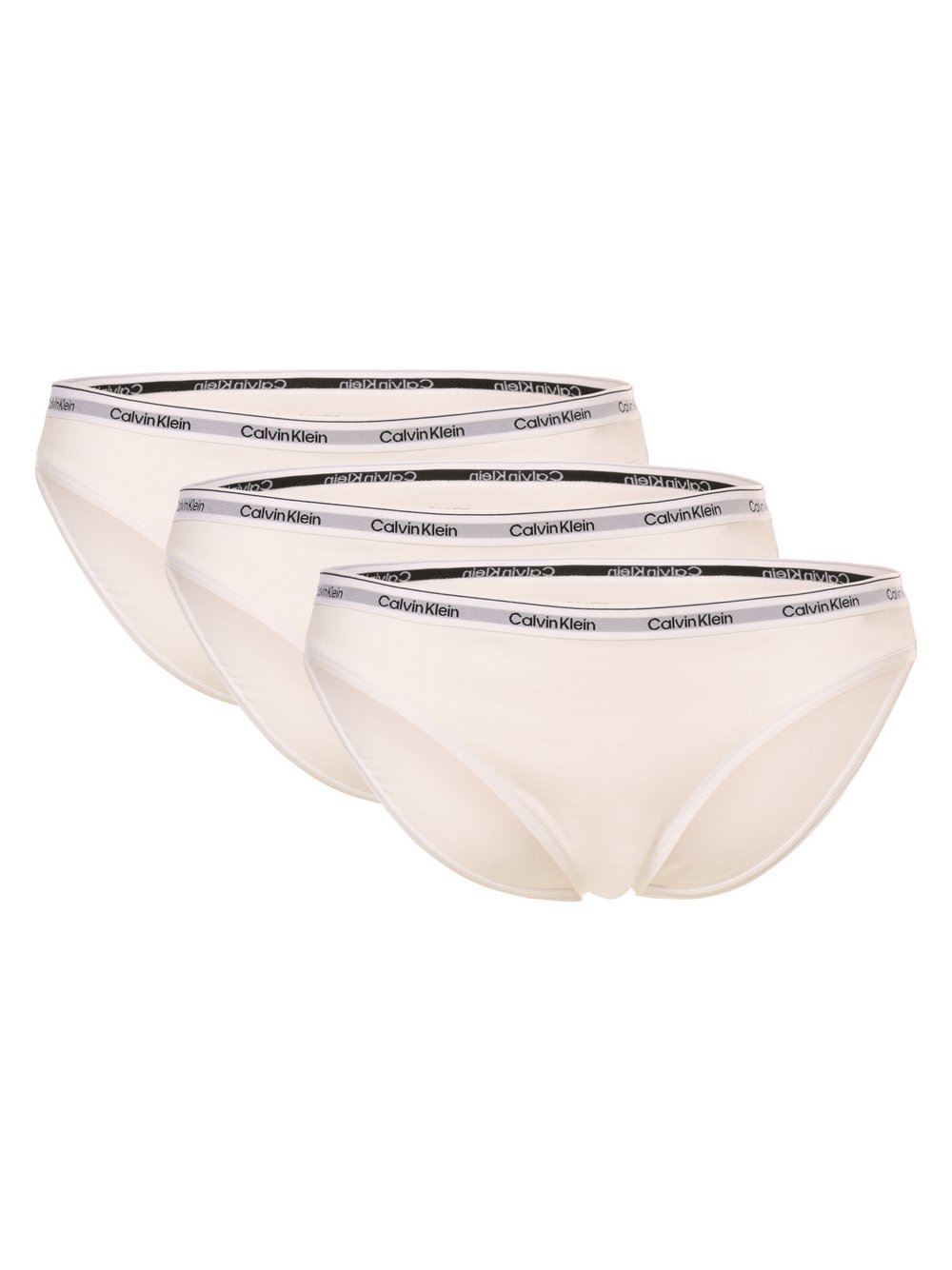 Calvin Klein Majtki w 3-paku Kobiety Bawełna beżowy jednolity, S