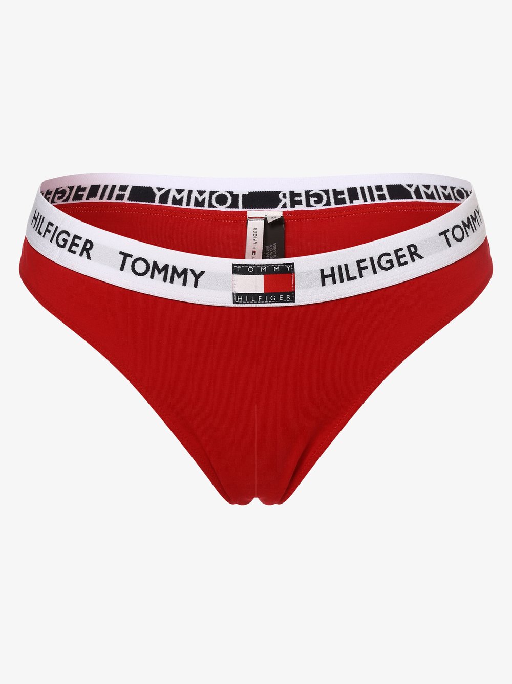 Tommy Hilfiger Stringi Kobiety Bawełna czerwony jednolity, XS