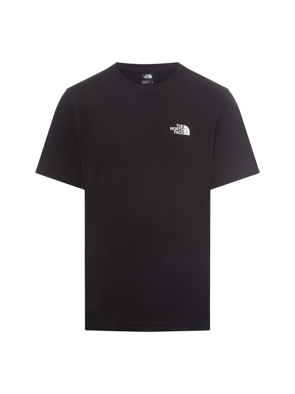 The North Face Koszulka męska Mężczyźni Bawełna czarny jednolity, M
