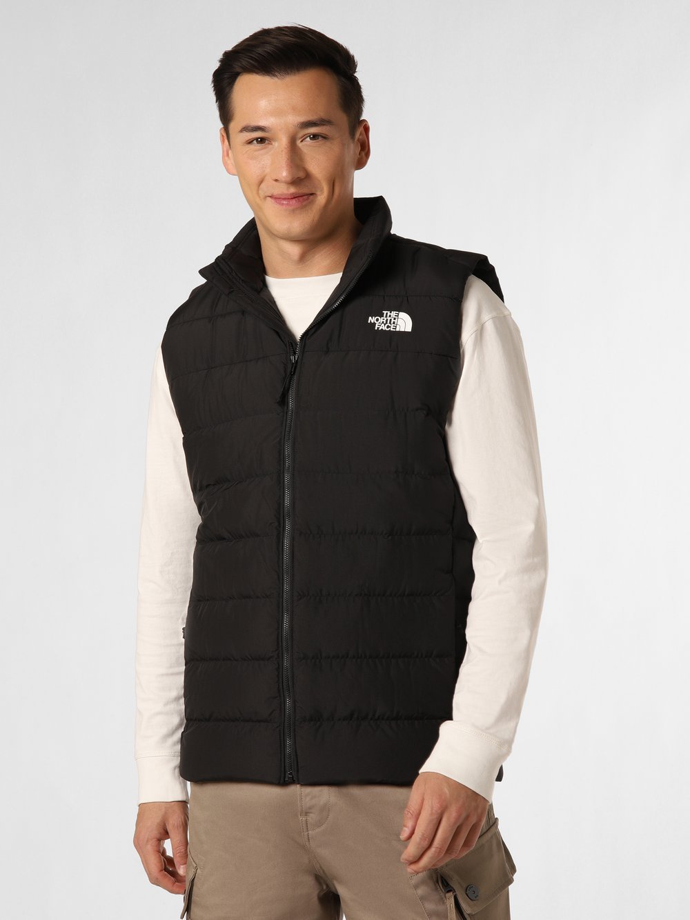 The North Face Kamizelka puchowa męska Mężczyźni czarny jednolity, S