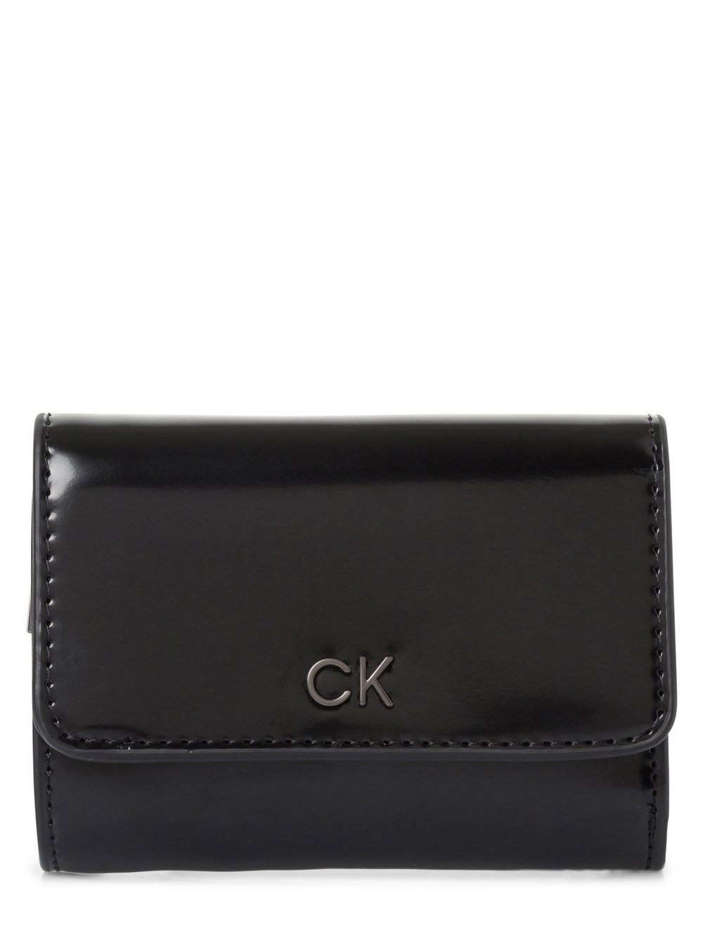 Calvin Klein Portfel damski Kobiety Sztuczna skóra czarny jednolity, ONE SIZE
