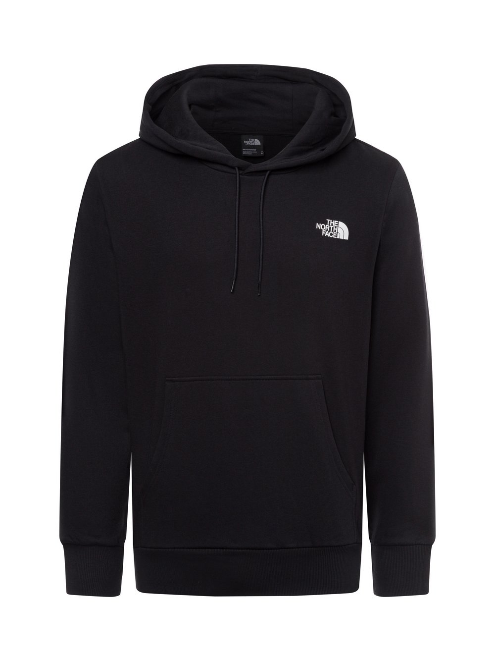 The North Face Męski sweter z kapturem Mężczyźni Bawełna czarny jednolity, S