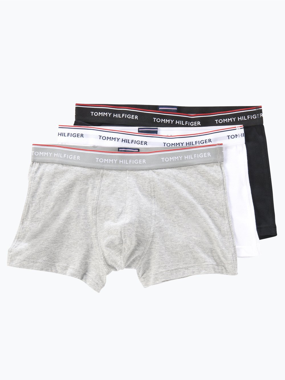 Tommy Hilfiger Obcisłe bokserki Mężczyźni Bawełna szary|czarny|biały jednolity, S