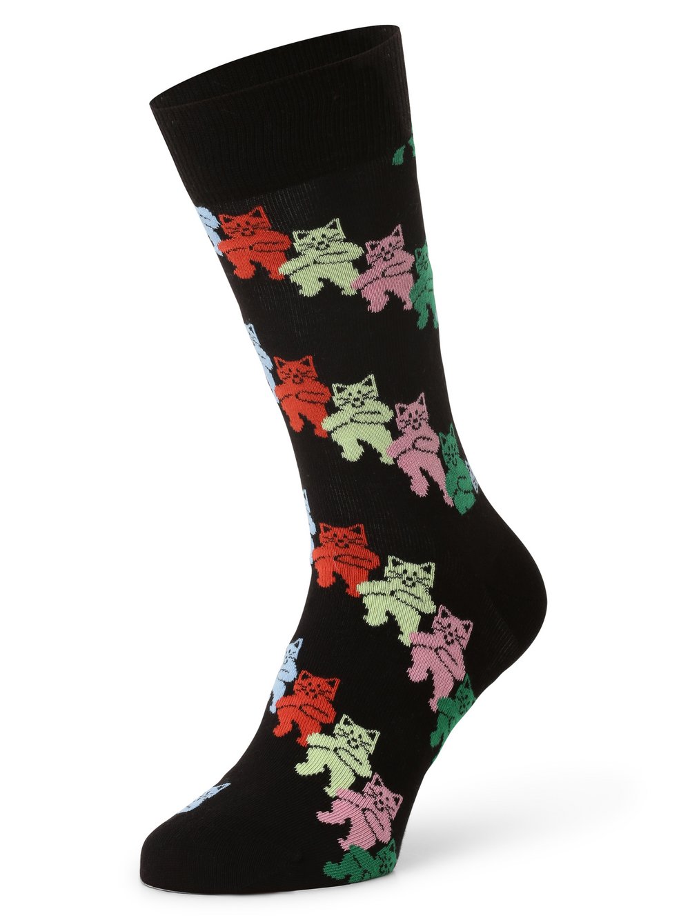 Happy Socks Skarpety z cienkiej dzianiny Kobiety,Mężczyźni czarny wzorzysty, 41-46