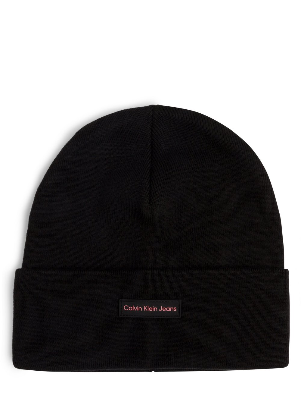 Calvin Klein Jeans Czapka damska Kobiety Bawełna czarny jednolity, ONE SIZE