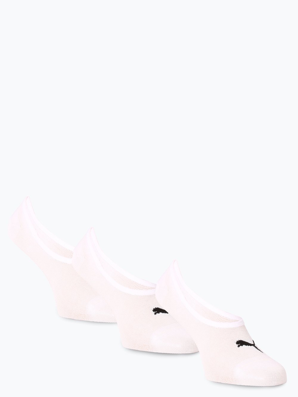 Puma Stopki pakowane po 3 szt. Kobiety Bawełna biały jednolity, 35-38
