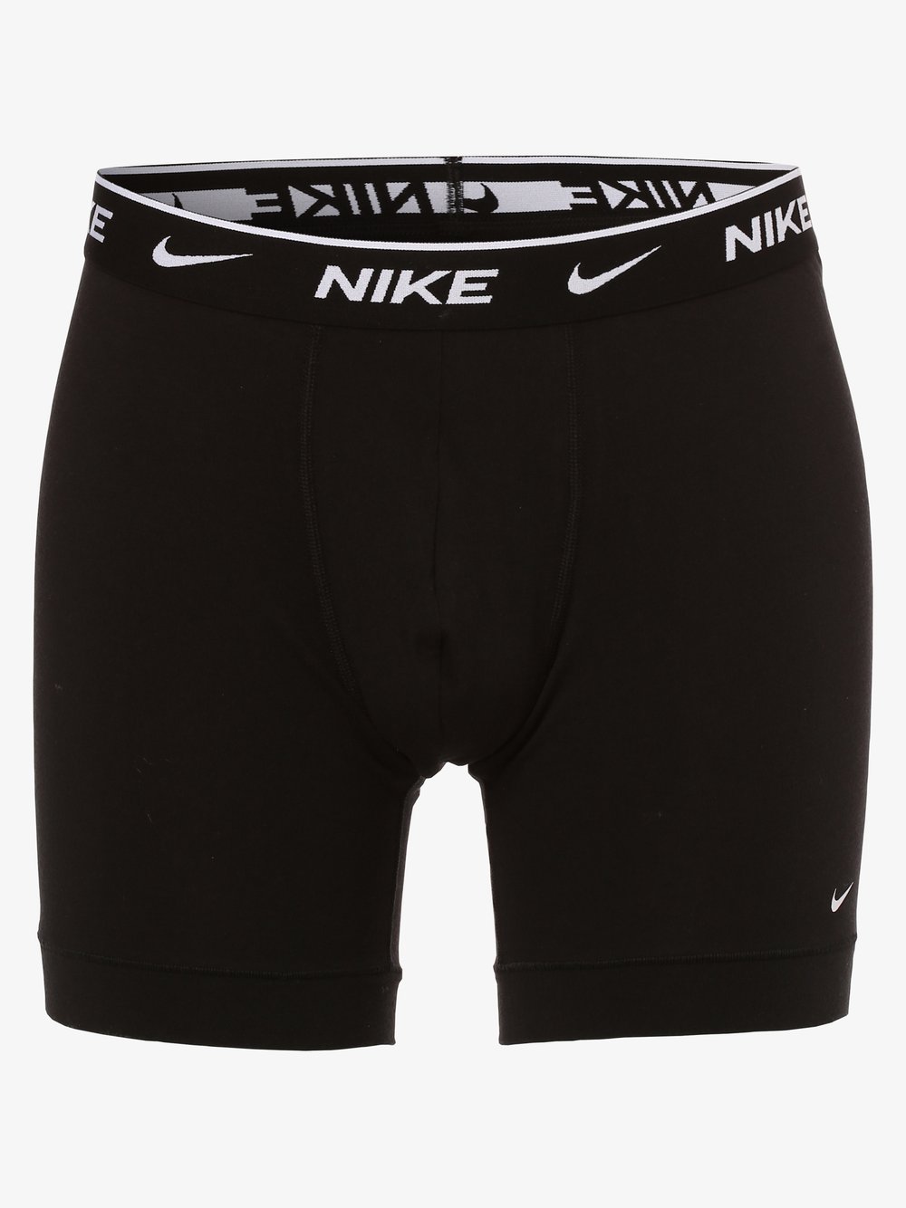 Nike Obcisłe bokserki pakowane po 3 szt. Mężczyźni Dżersej czarny jednolity, S