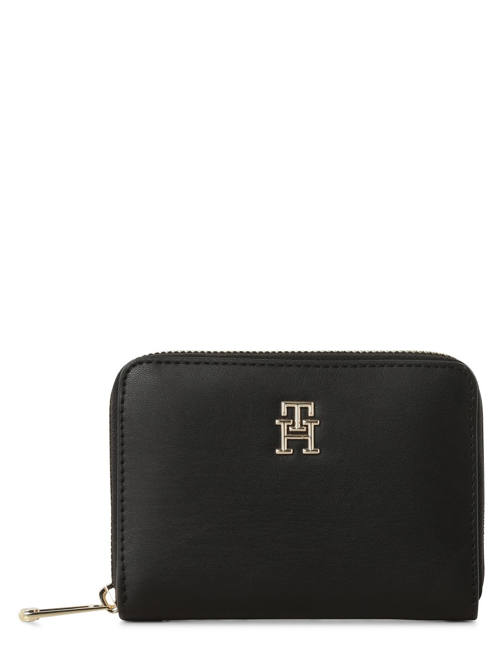 Tommy Hilfiger Portfel damski Kobiety Sztuczna skóra czarny jednolity, ONE SIZE
