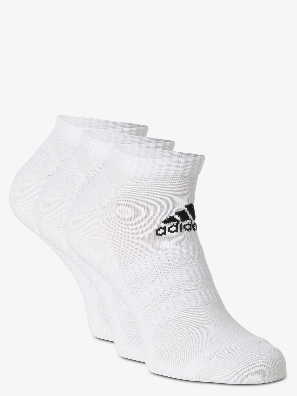 adidas Performance Skarpety pakowane po 3 szt. Mężczyźni drobna dzianina biały jednolity, XL