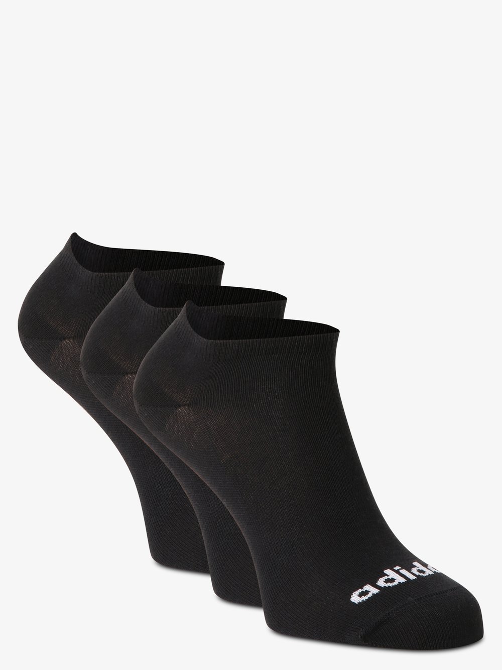 adidas Performance Damskie skarpety do obuwia sportowego pakowane po 3 szt. Kobiety Bawełna czarny jednolity, S