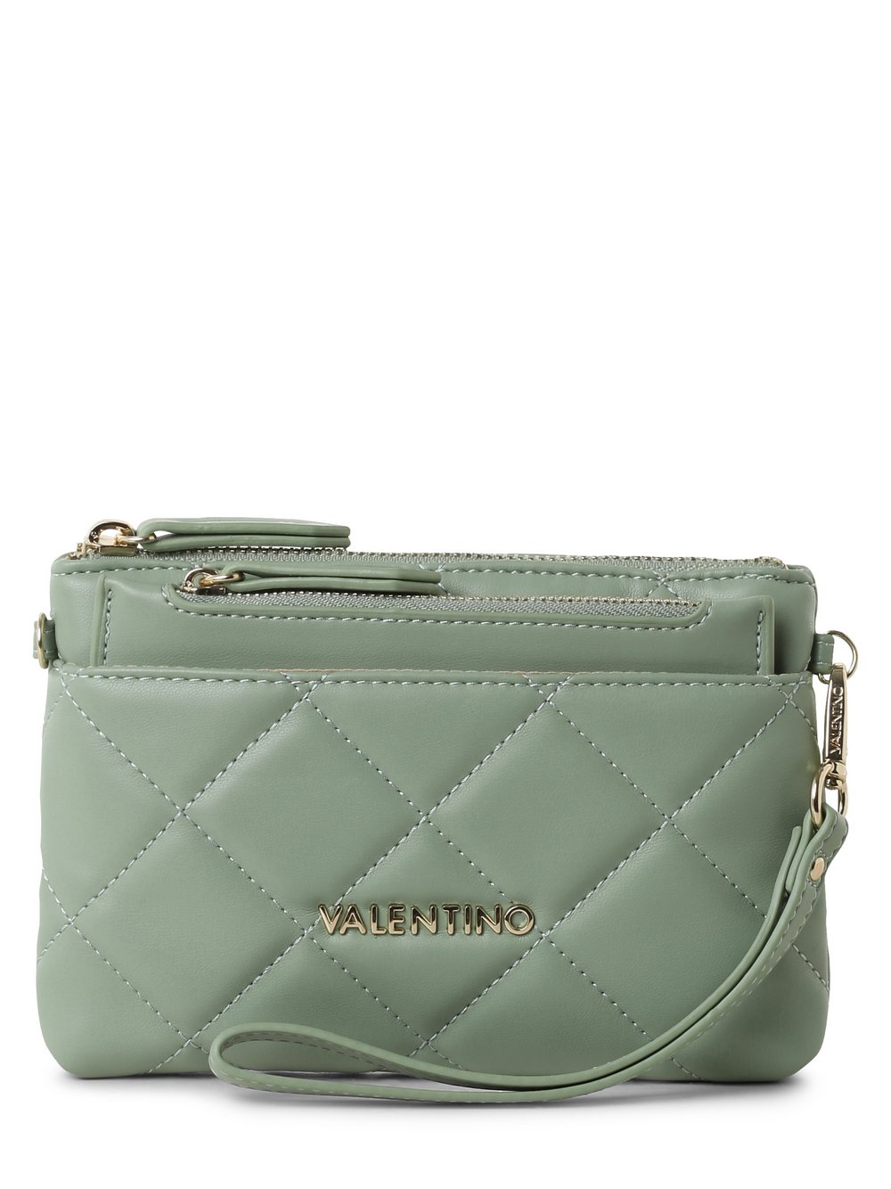 VALENTINO HANDBAGS Portfel damski Kobiety Sztuczna skóra zielony jednolity, ONE SIZE