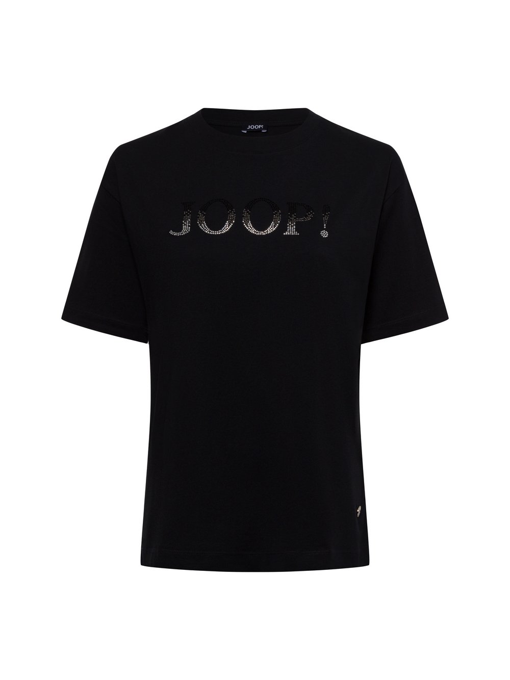 JOOP! T-shirt damski Kobiety Bawełna czarny jednolity, 34