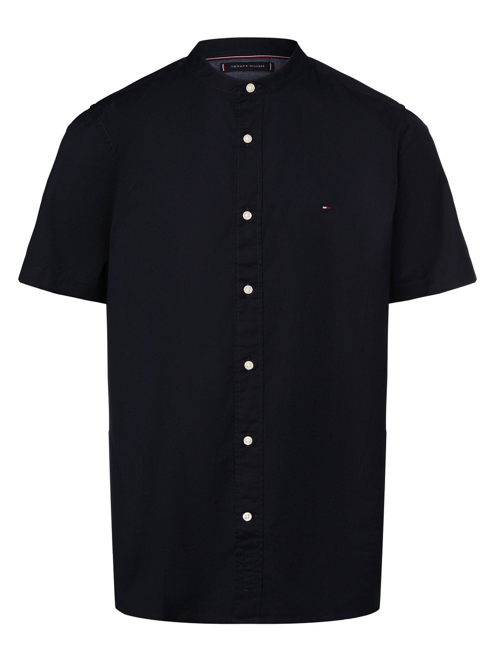 Tommy Hilfiger Koszula męska Mężczyźni Regular Fit Bawełna niebieski jednolity, M