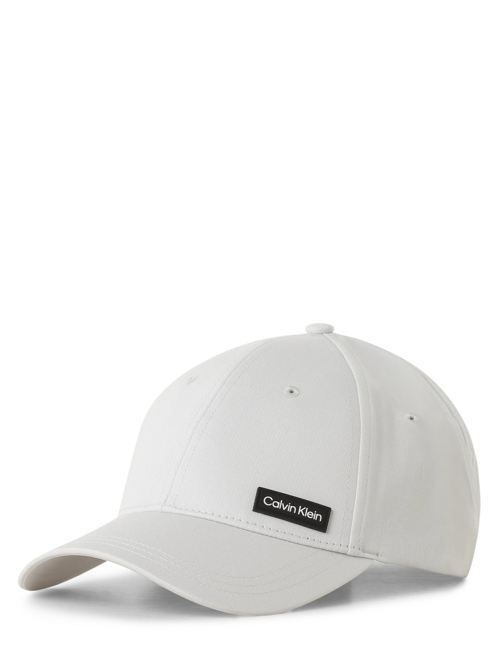 Calvin Klein Czapka męska Mężczyźni Bawełna biały jednolity, ONE SIZE