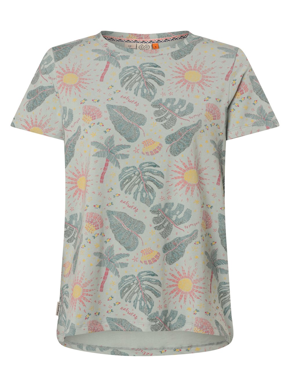 Ragwear Koszulka damska - Adori Kobiety Bawełna niebieski wzorzysty, M