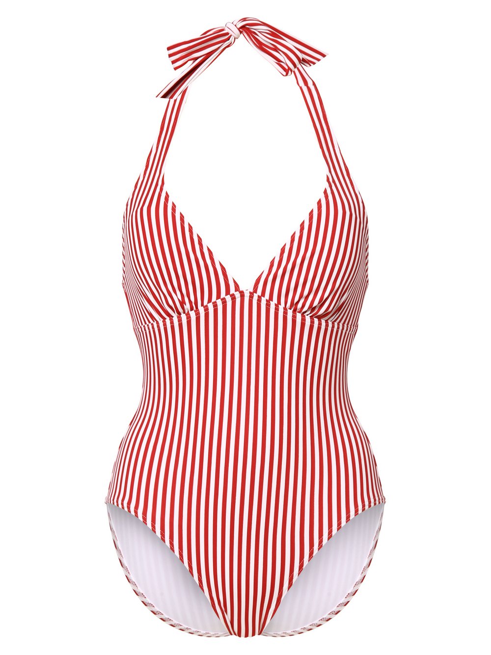 Esprit Casual Damski kostium kąpielowy Kobiety czerwony w paski, 36