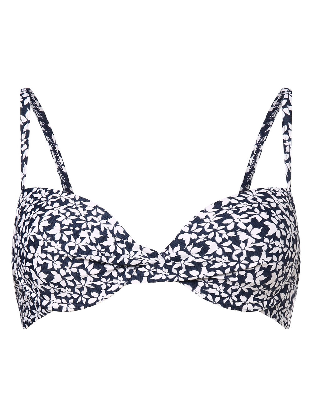 Esprit Casual Damski stanik bikini - usztywniany Kobiety niebieski wzorzysty, 38C