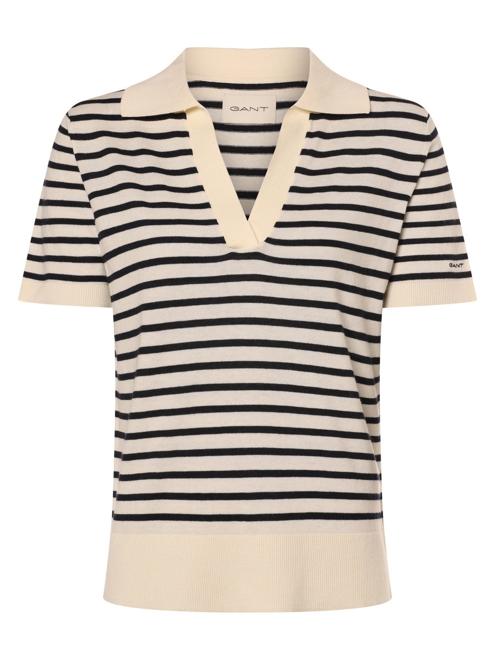 Gant Sweter damski Kobiety Bawełna biały w paski, XL