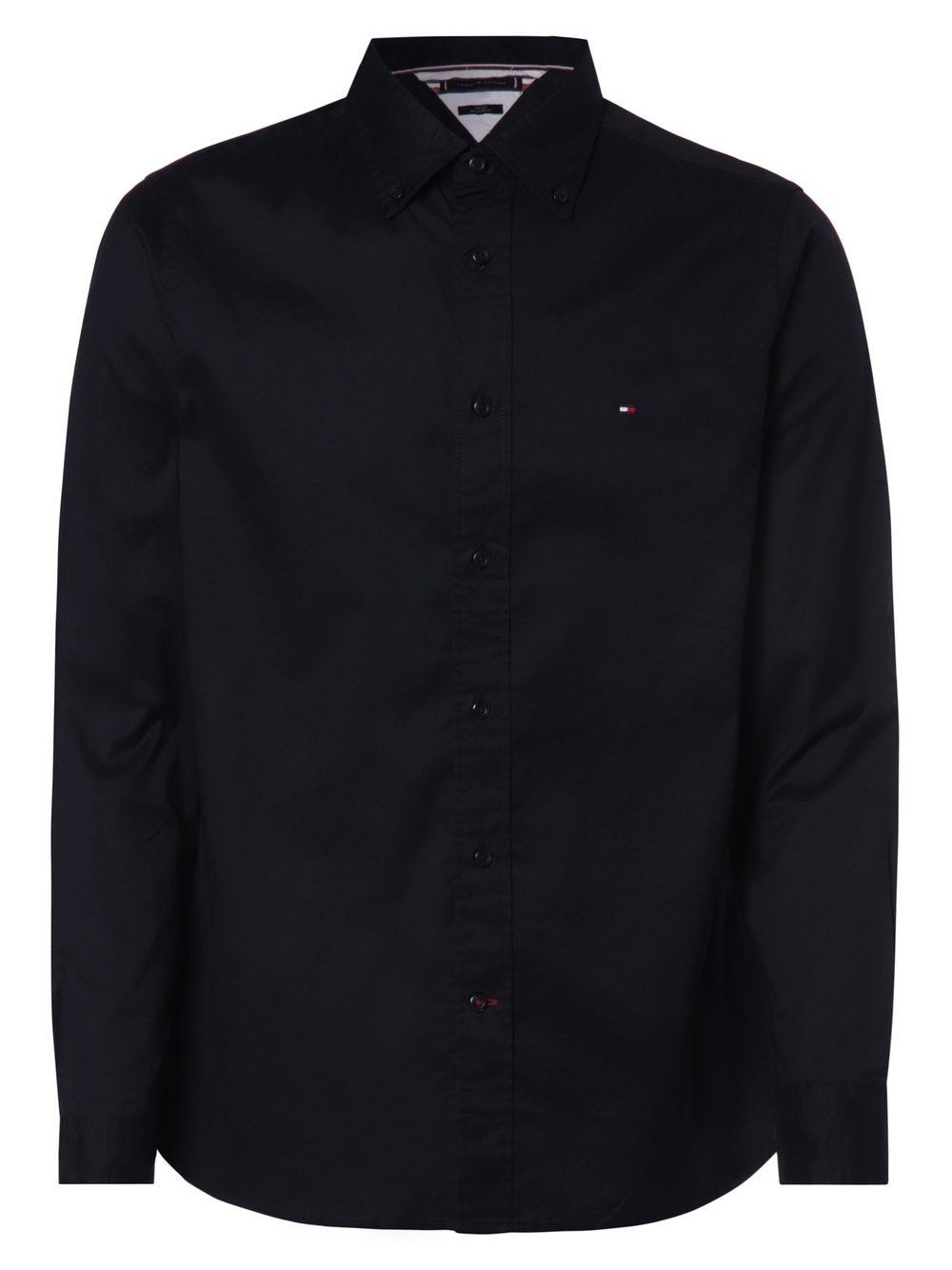 Tommy Hilfiger Koszula męska Mężczyźni Regular Fit Bawełna niebieski jednolity button down, S