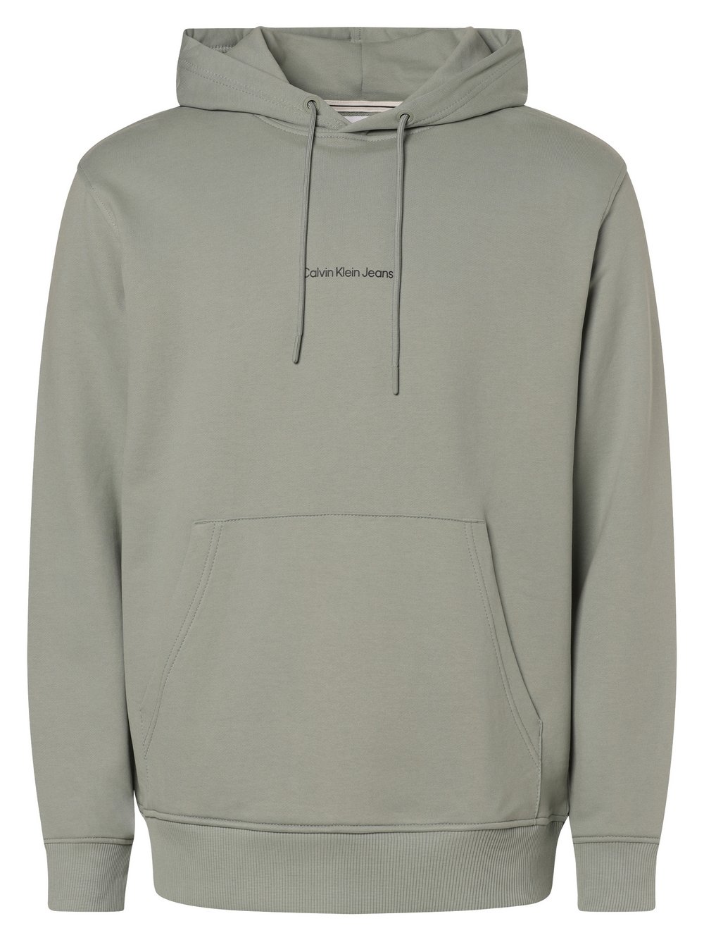 Calvin Klein Jeans Męski sweter z kapturem Mężczyźni Bawełna niebieski|szary|zielony jednolity, S