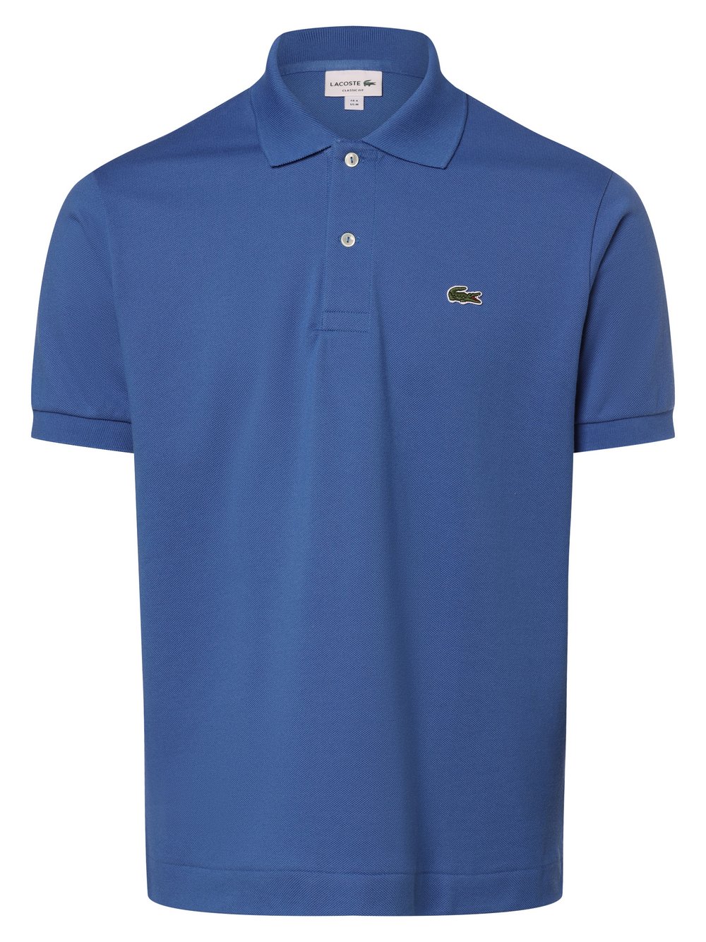 Lacoste Męska koszulka polo Mężczyźni Bawełna niebieski jednolity, 3