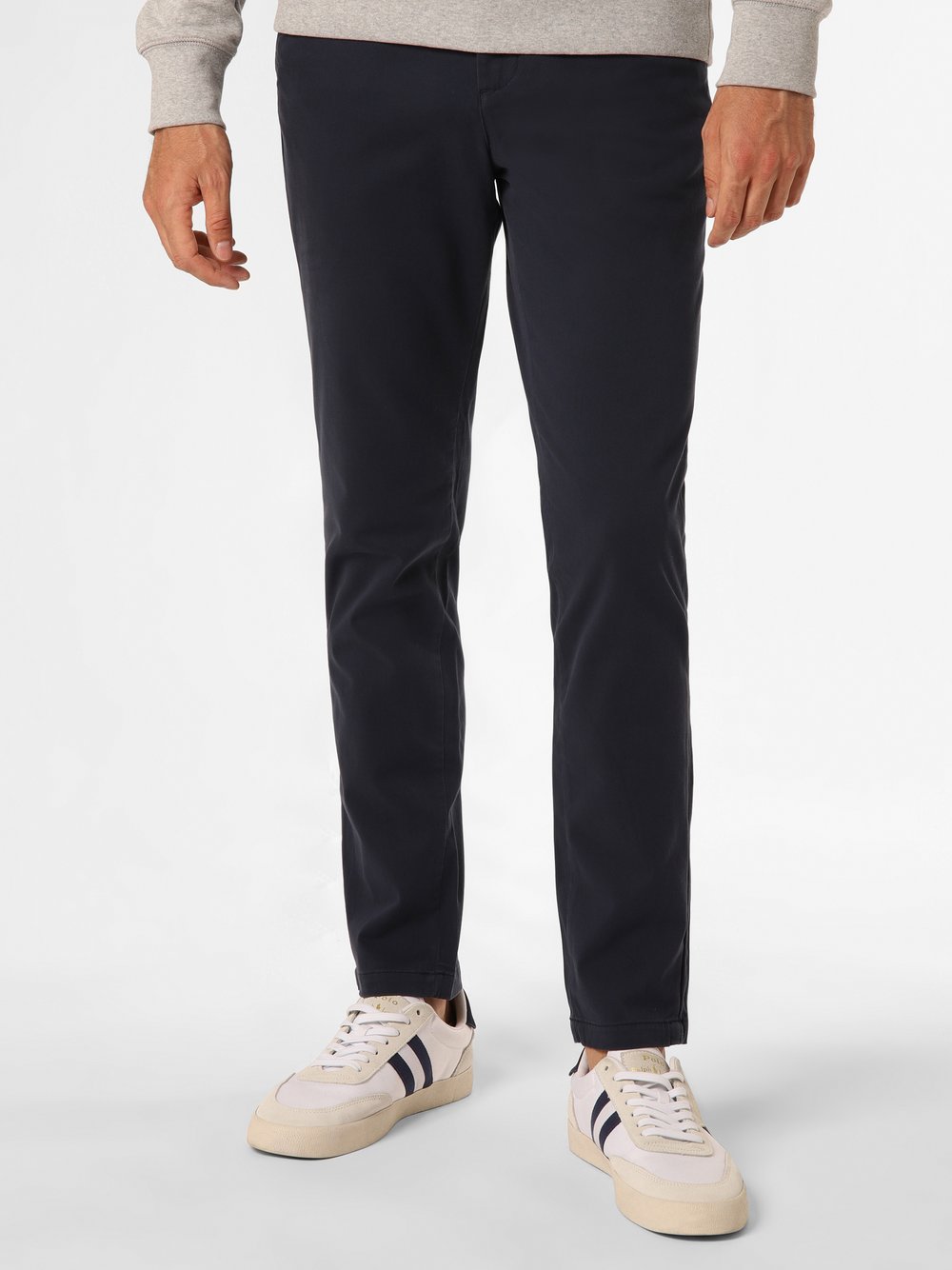 Jack & Jones Chinosy Mężczyźni Bawełna niebieski jednolity, 31-32